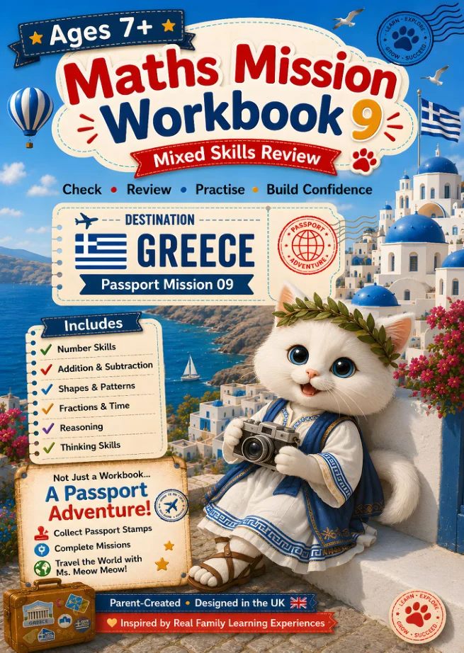 Explorer Maths Mission Workbook 9: Greece