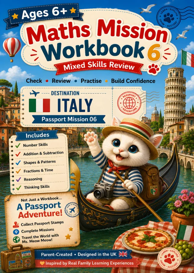 Explorer Maths Mission Workbook 6: Italy