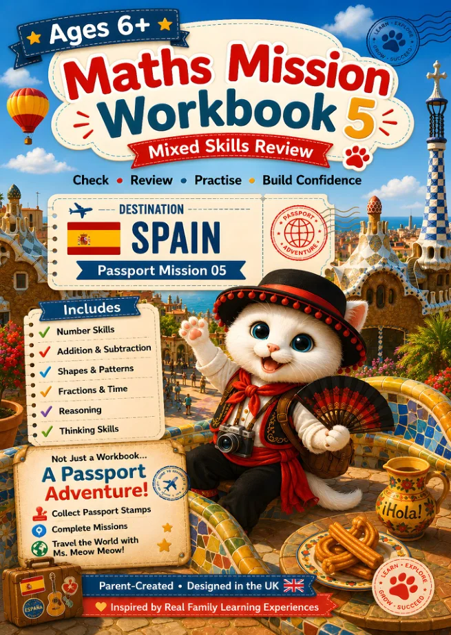 Explorer Maths Mission Workbook 5: Spain