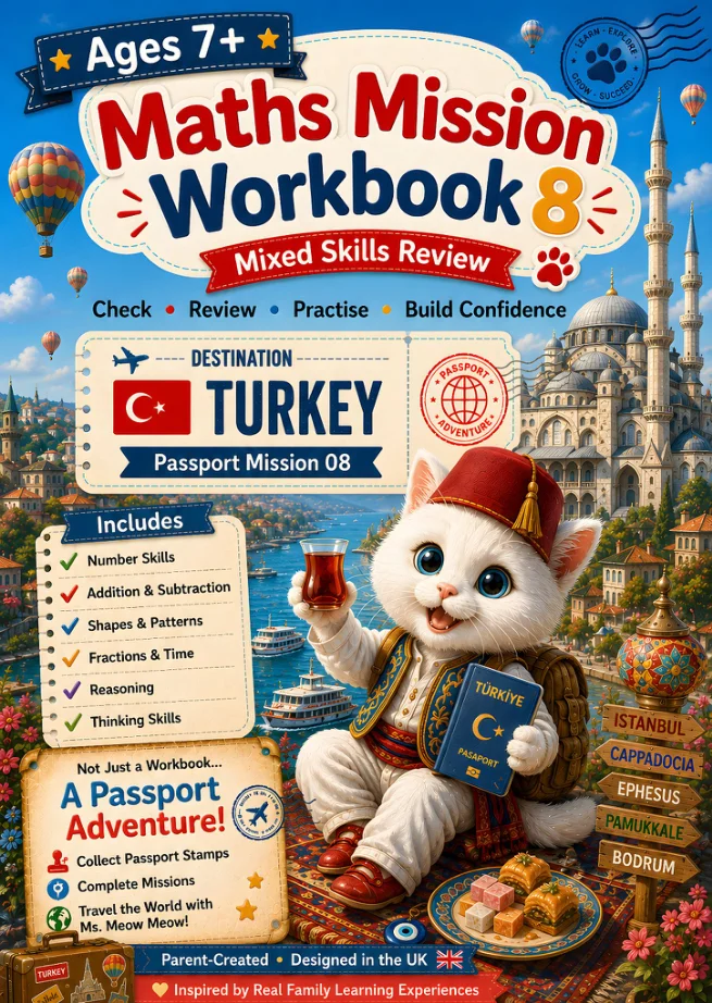 Explorer Maths Mission Workbook 8: Turkey